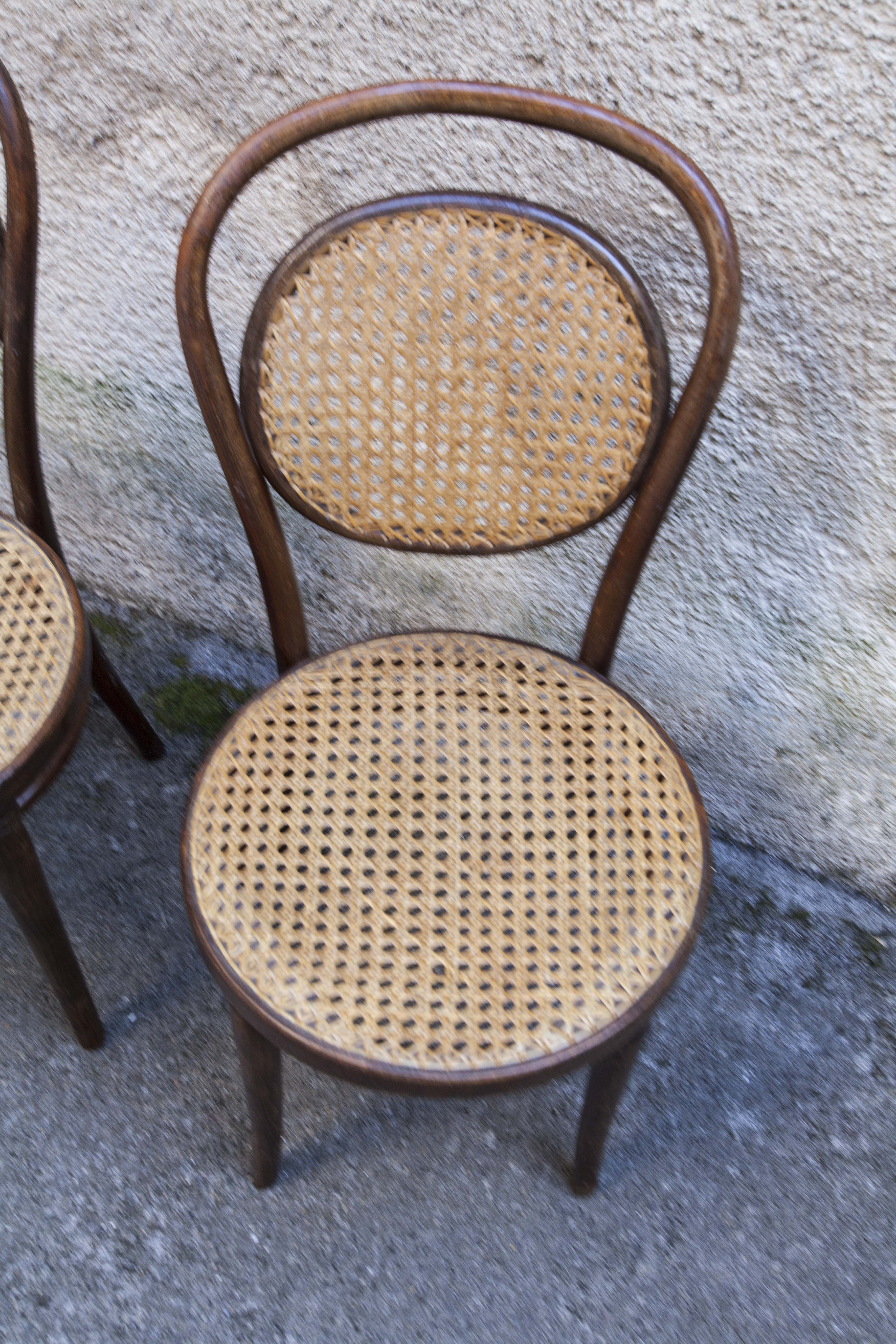 4 chairs Thonet n ° 11 MPA Radomsko