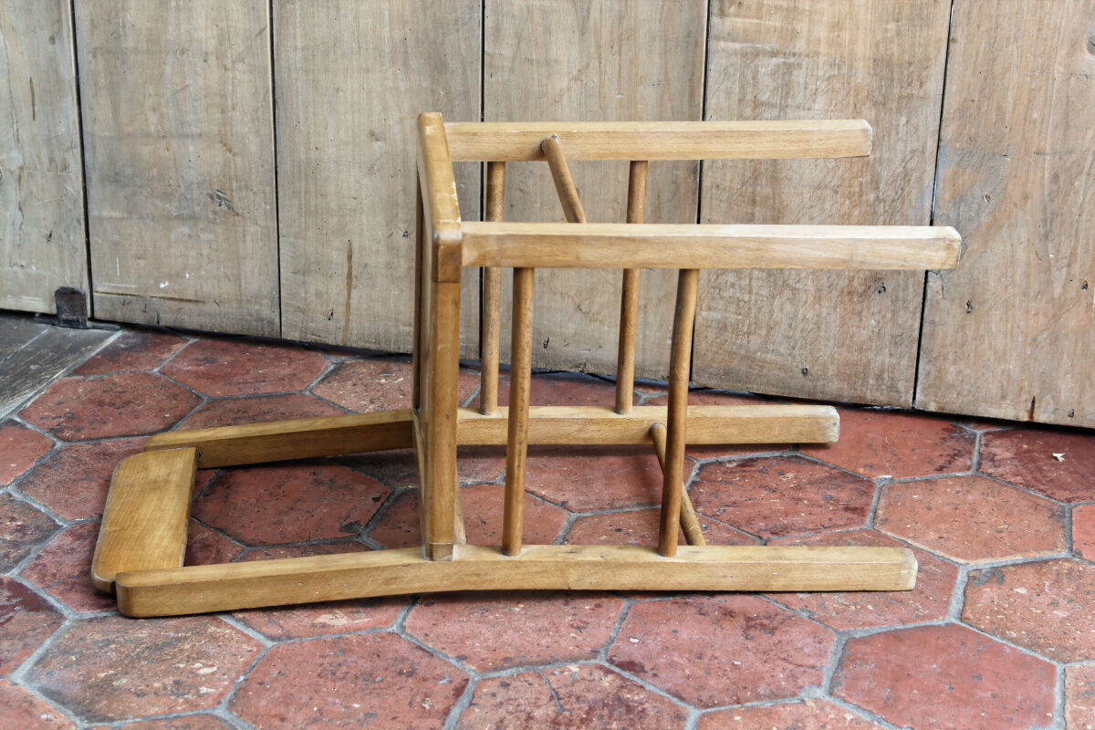 Beech children's chair, 50s