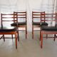 Table expandable teak Younger and four chairs