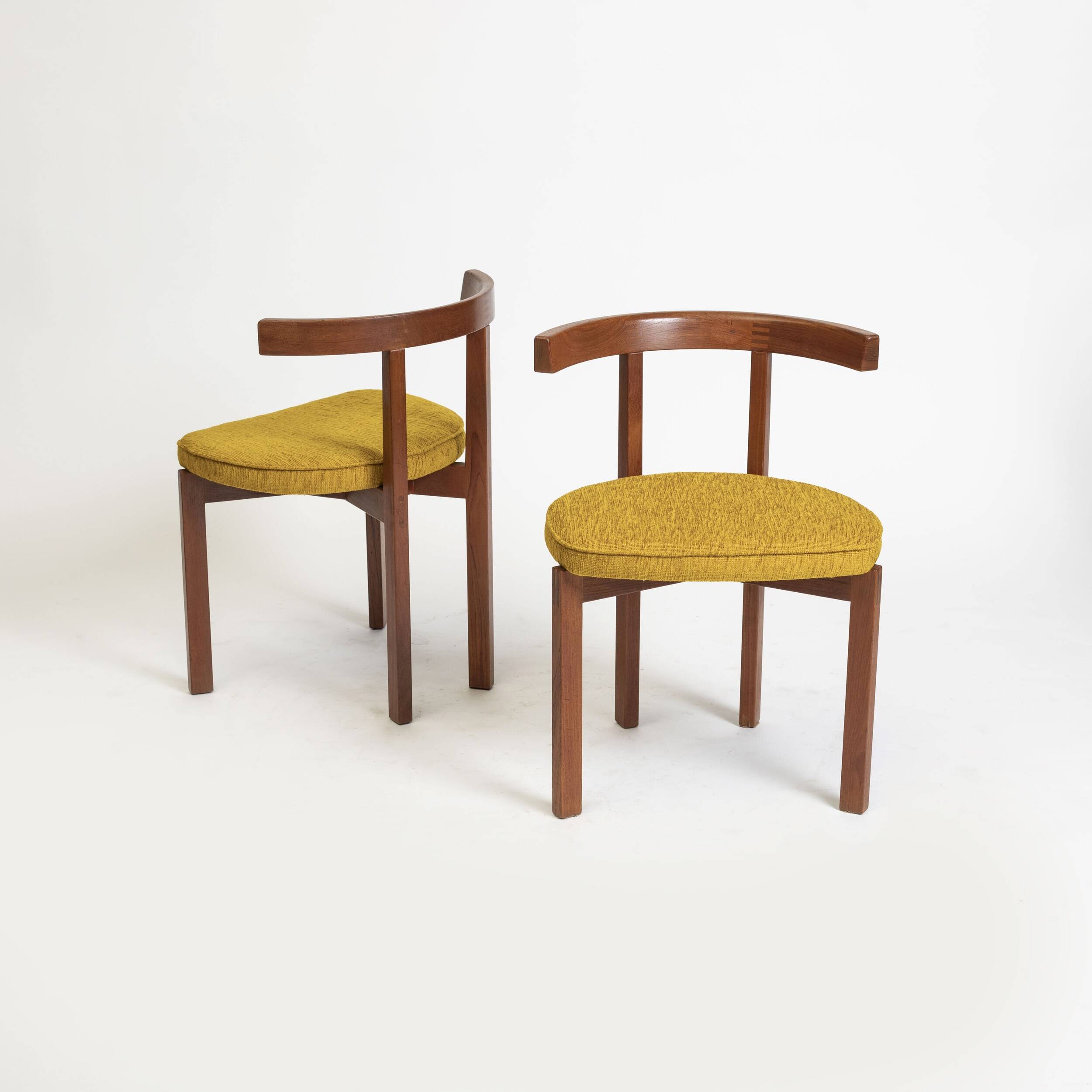 Set of 5 teak dining chairs by Inger Klingenberg for  France & Søn, Denmark