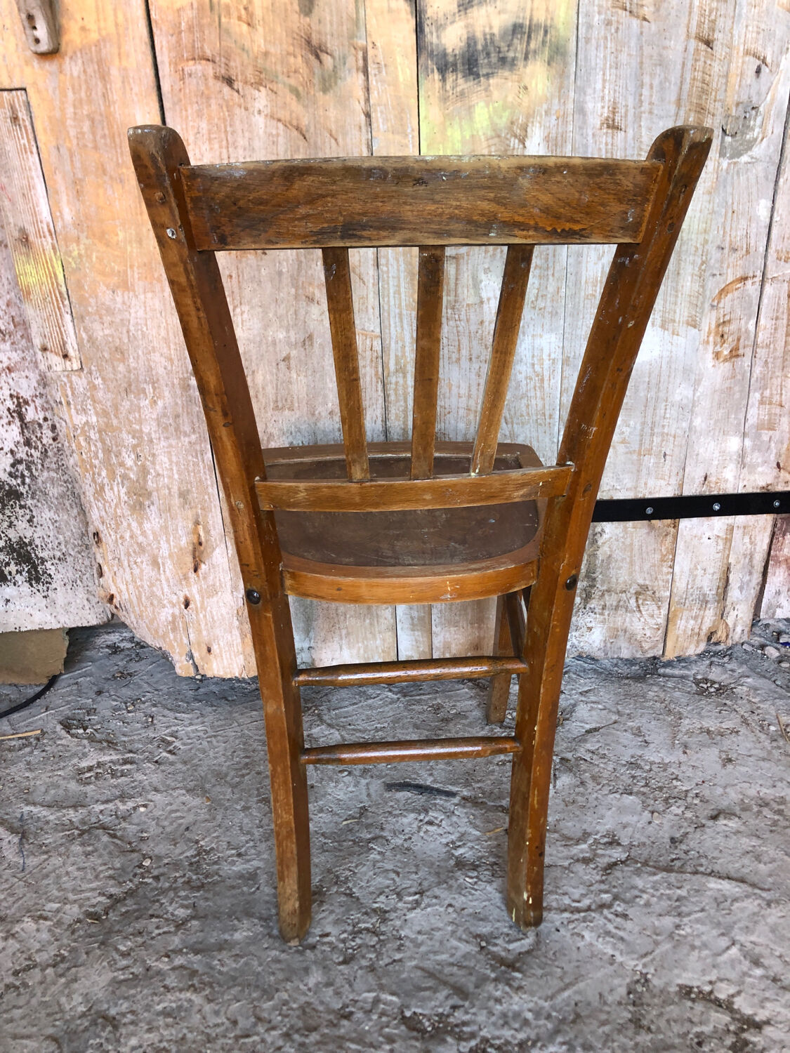Chair bistrot luterma wood 70s vintage