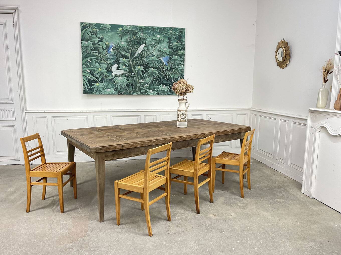 Set of 6 chairs 1950 René Gabriel