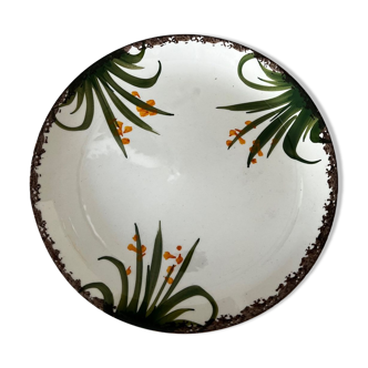 Assiette à dessert motif floral