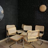 Set of 6 chairs design by Marcel Breuer model B32