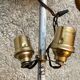 Suspension en forme de globe vintage