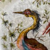 Round fiberglass bird tray.