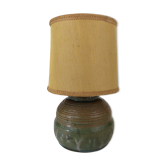 Signed sandstone lamp