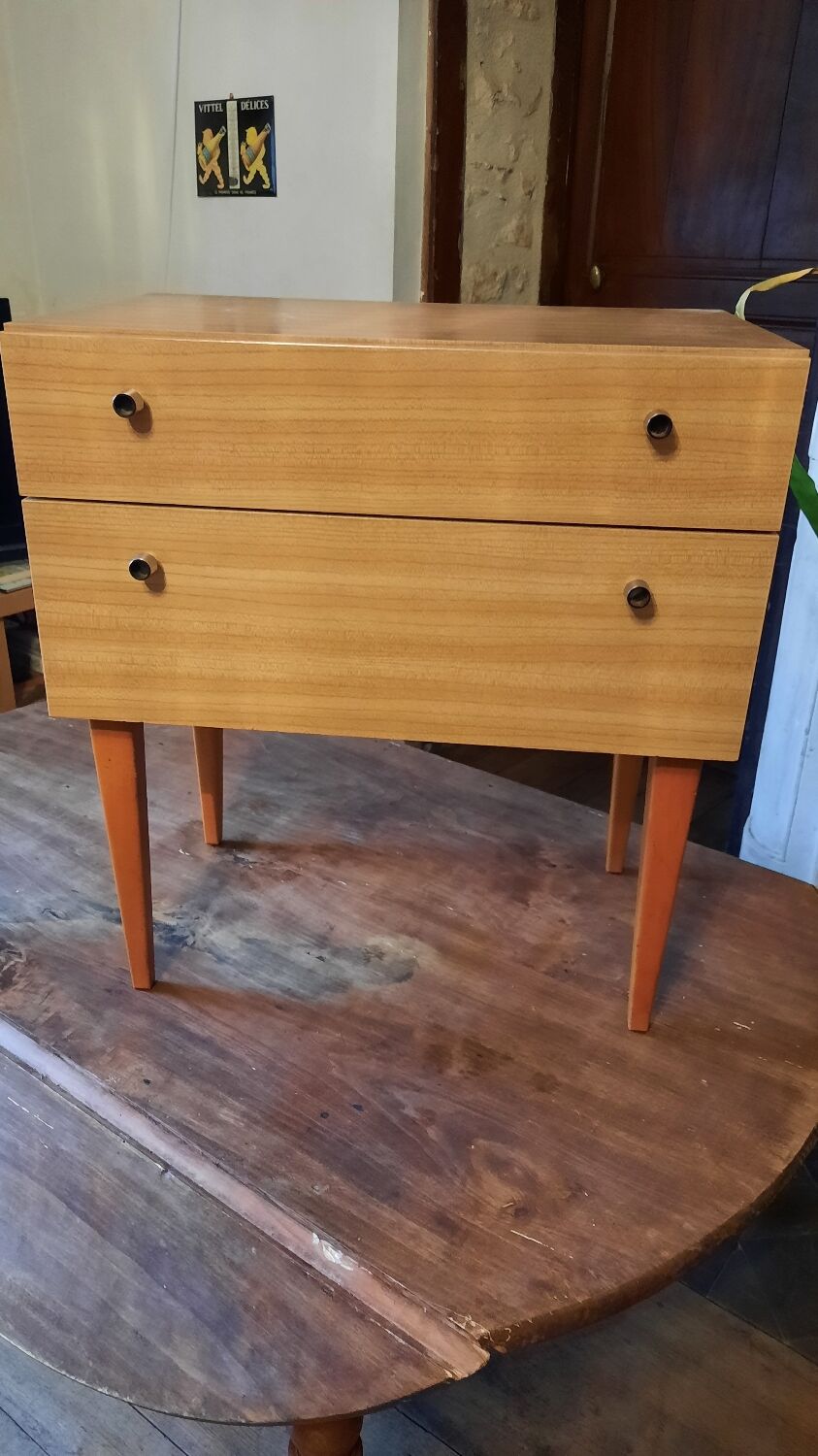Vintage bedside table