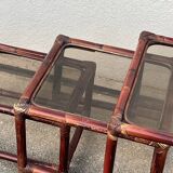 Suite of 3 bamboo nesting tables