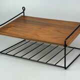 60s 70s teak shelf wall shelf telephone shelf string shelf Danish design