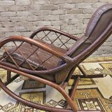 Bamboo rocking chair from the 1970s