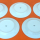 5 assiettes porcelaine à décor floral