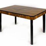 Restored Walnut Folding Dining Table by Jindřich Halabala for Drevotvar, 1940s
