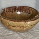 Large vintage ceramic bowl from 1970 in the Vallauris style