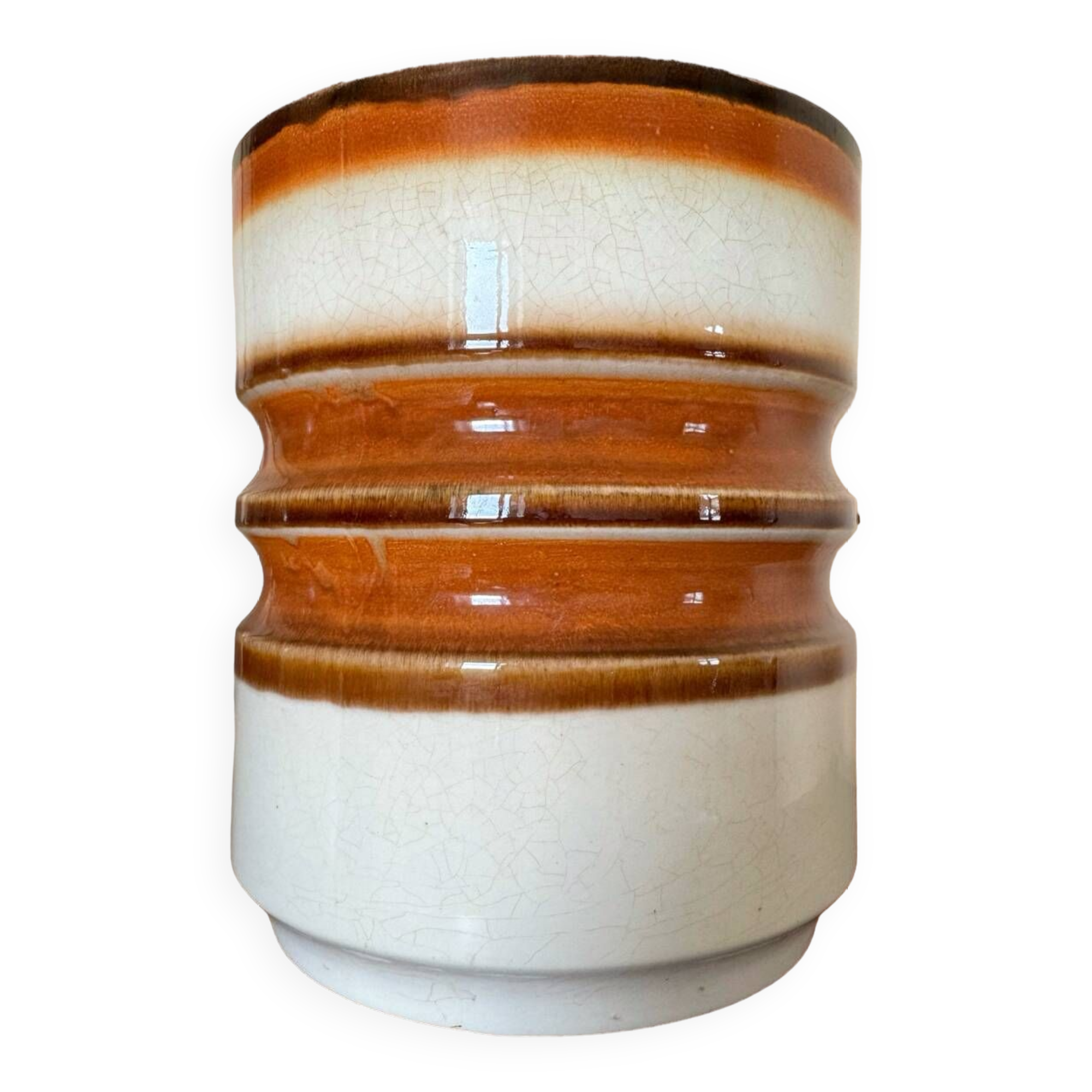 Cache pot céramique années 70