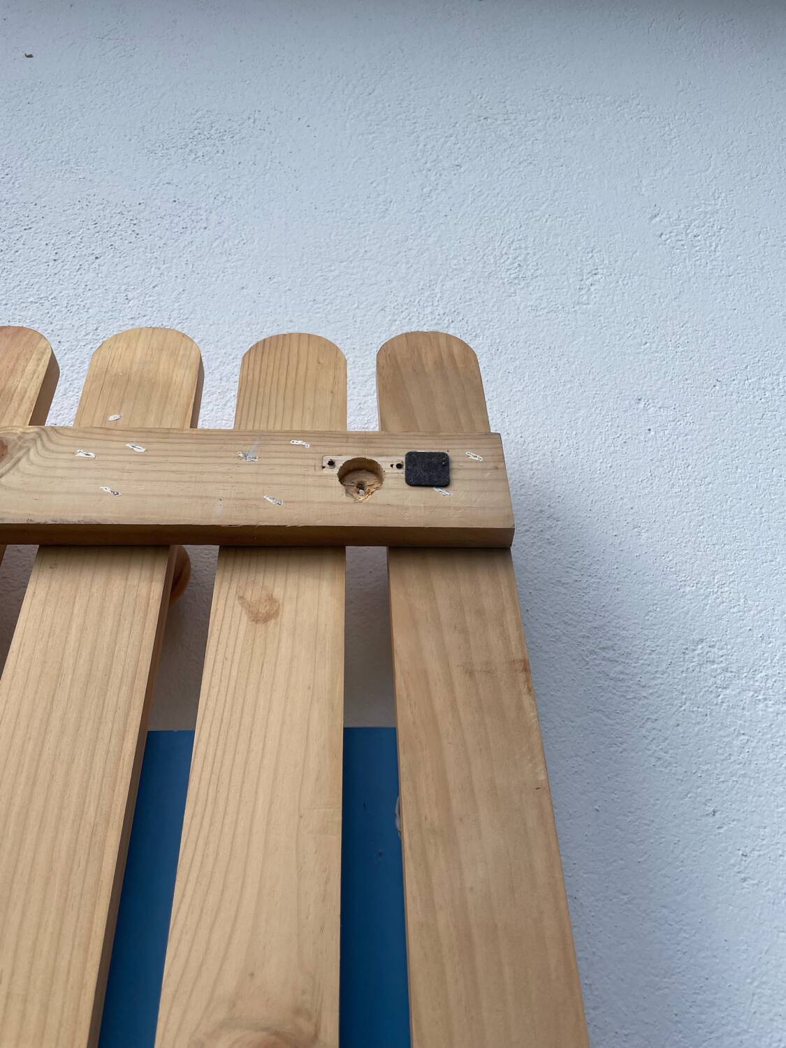 Pine mirror coat rack 1980