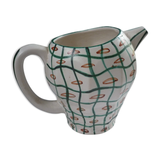 Poetic Laval decor geometric ceramic pitcher
