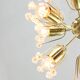 Mid-Century Chandelier by Emil Stejnar for Rupert Nikoll / 1950s Austria / Flower Bouquet Light