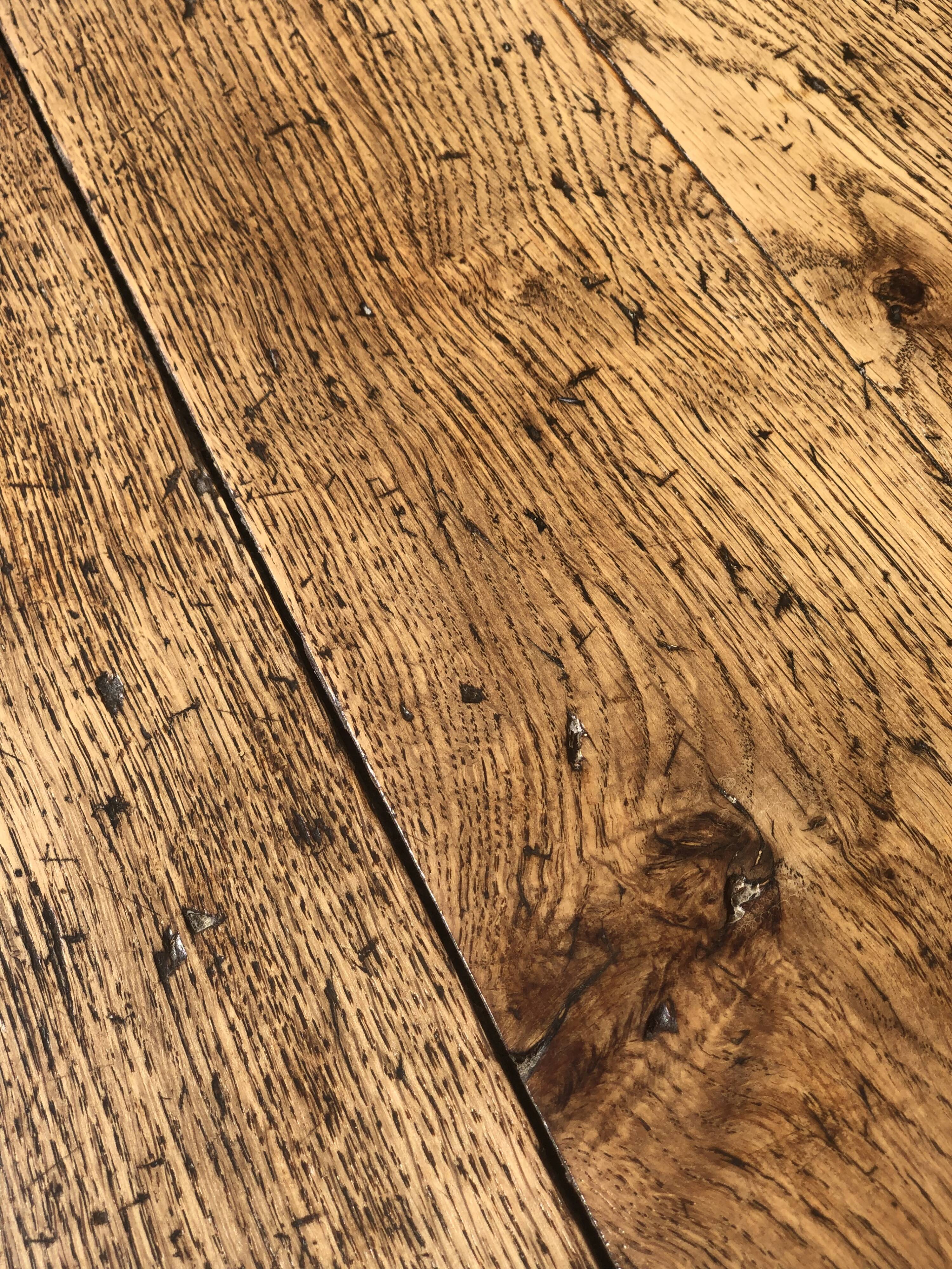 Old oak farmhouse table