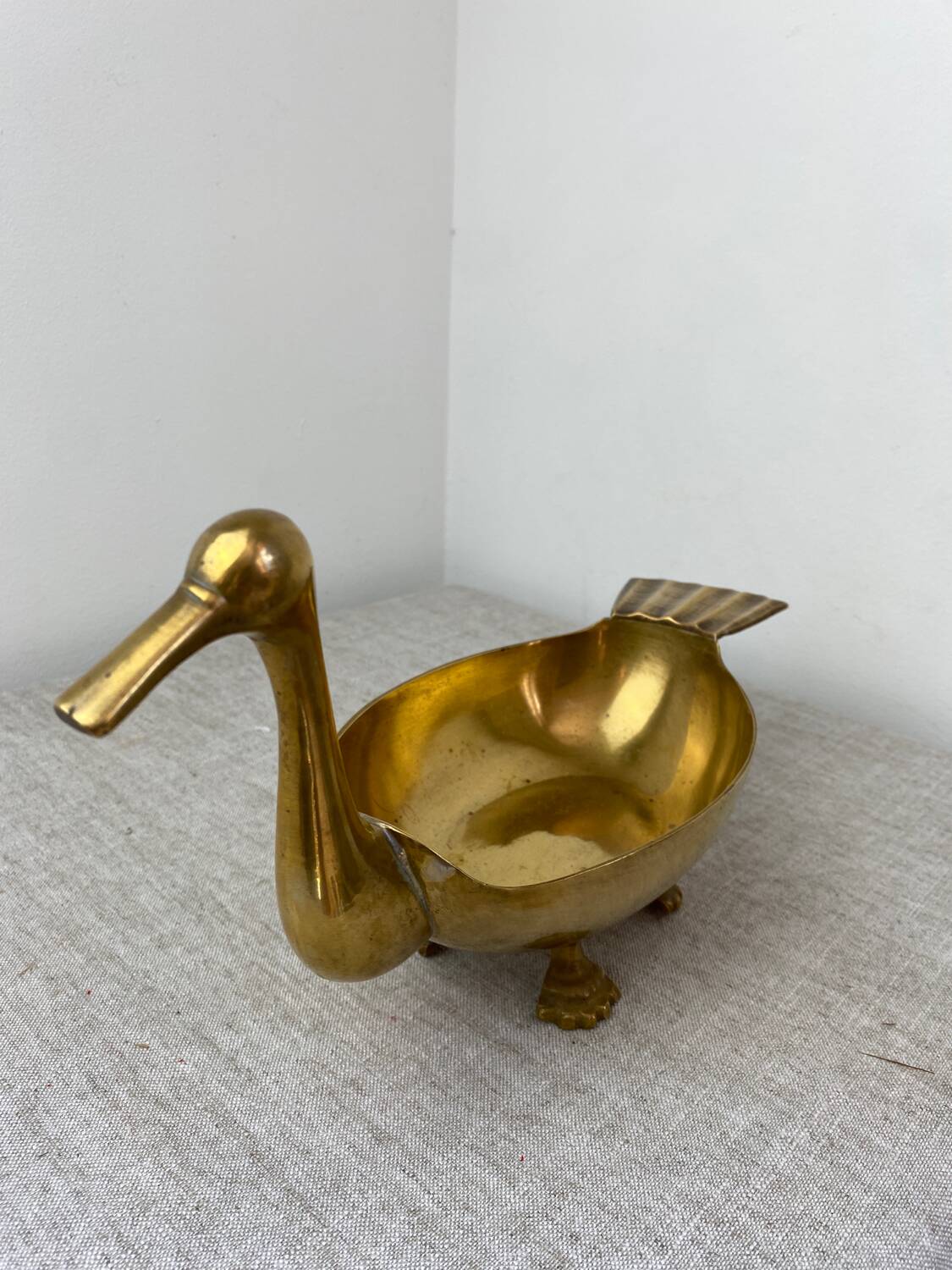 Brass zoomorphic cup