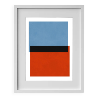 Handmade painting framed