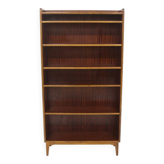 Scandinavian mahogany bookcase, Sweden, 1950