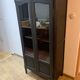 Showcase style Louis XV Parisian wardrobe matte black