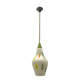 Italian opaline glass light pendant, 1950s