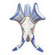 Quimper earthenware tricorn vase