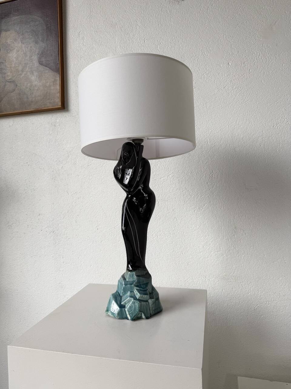 Monaco Monacera "woman" ceramic table lamp