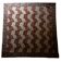 Nappe indienne carrée 130x130 motifs cachemire