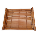 Vintage bamboo serving tray