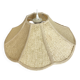 Vintage 1970s woven wicker pendant light