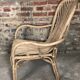 Fauteuil en rotin vintage