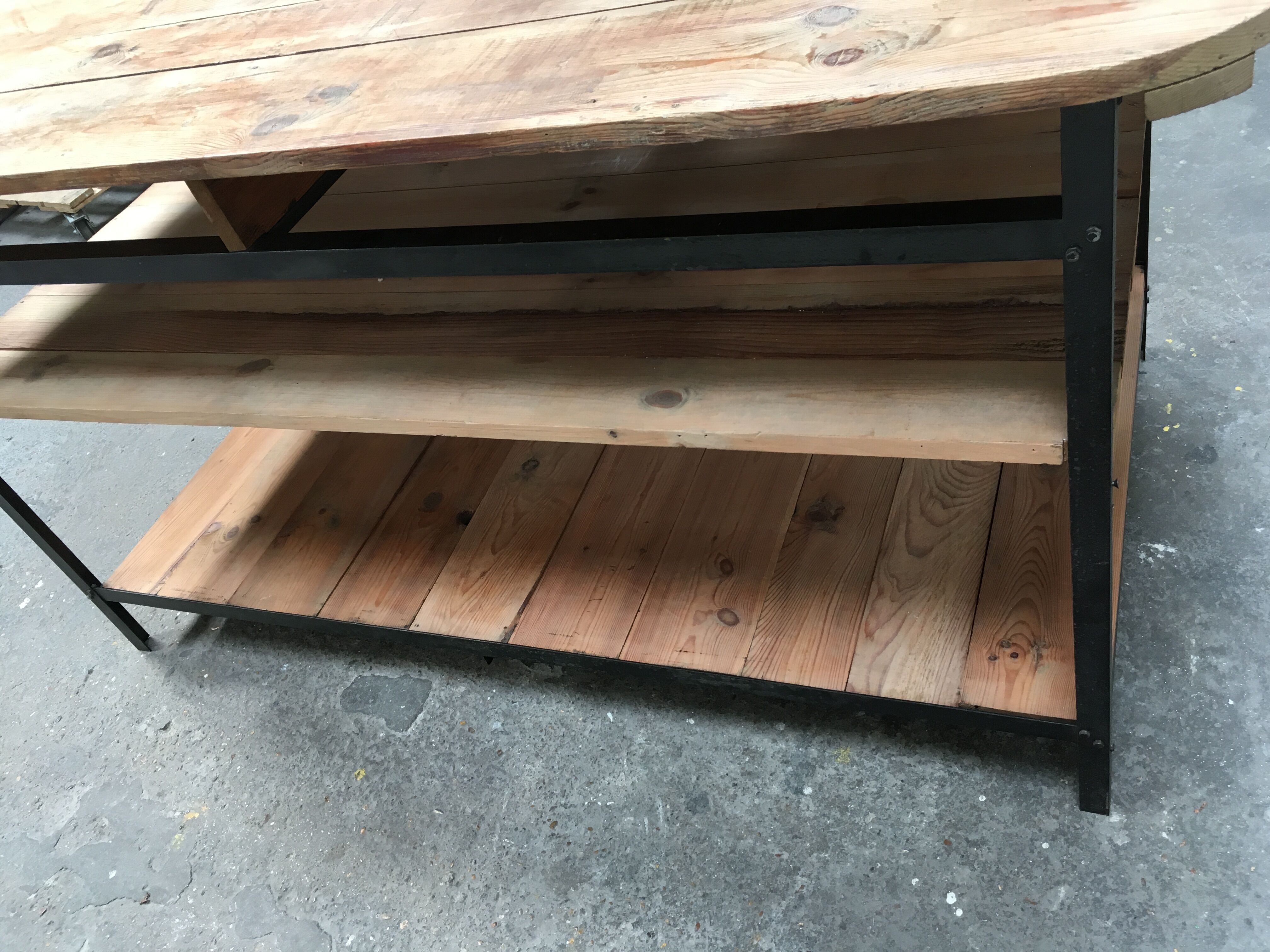 Counter to shelves of business