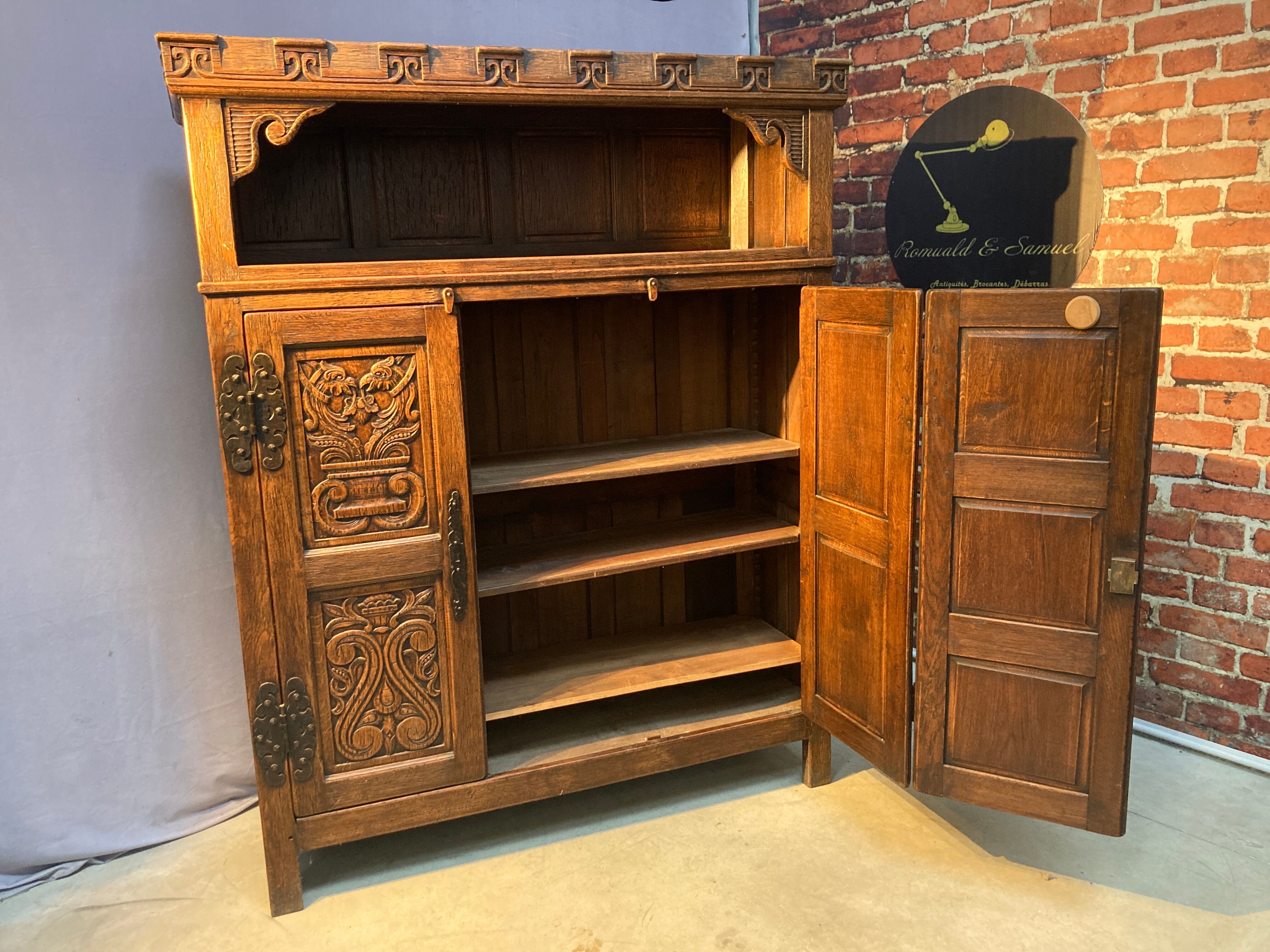 Rustic wardrobe neo renaissance style
