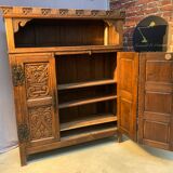 Rustic wardrobe neo renaissance style