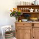 Sideboard old wooden dresser two bodies