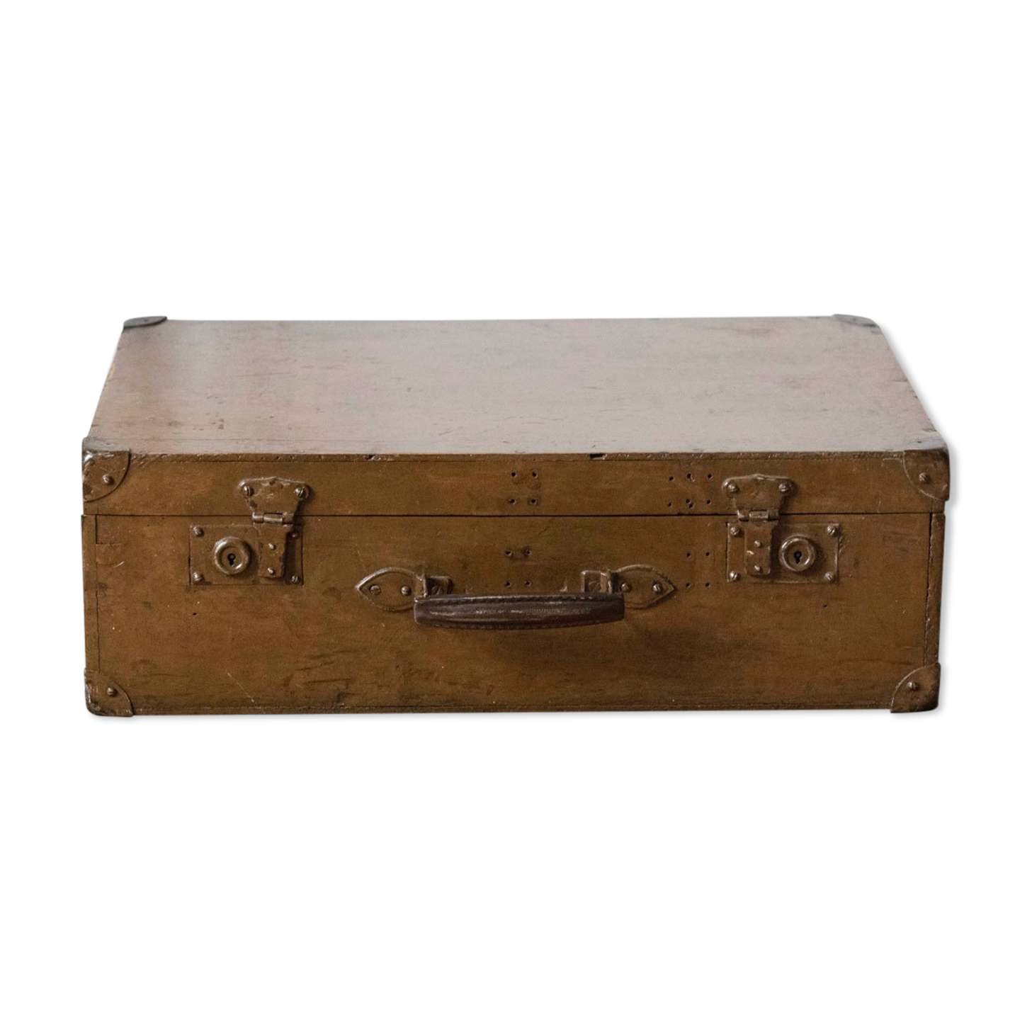 Old suitcase -vintage travel trunk