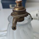 Lustre en verre poli