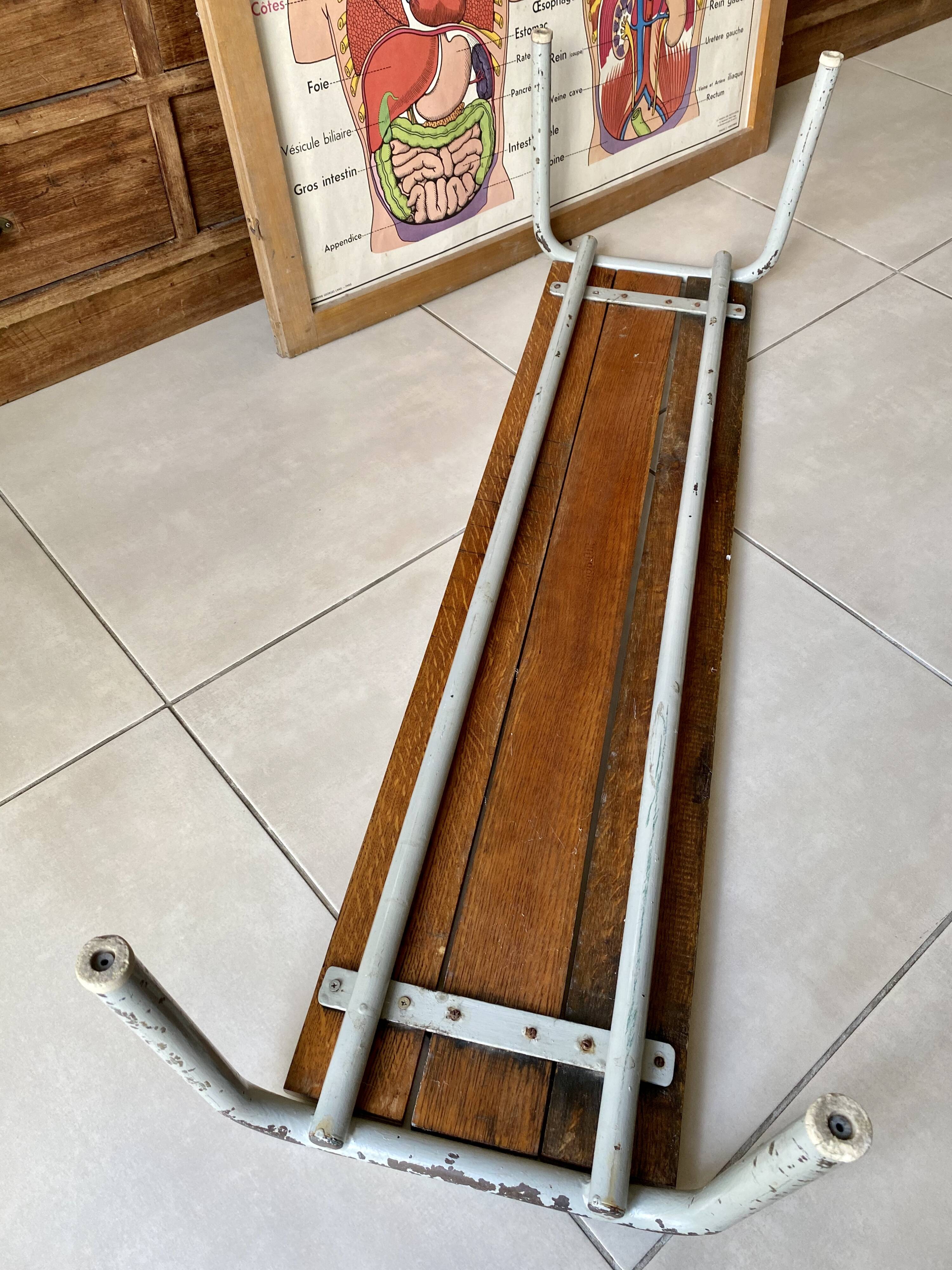 Vintage school bench