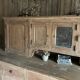 Antique oak dresser top