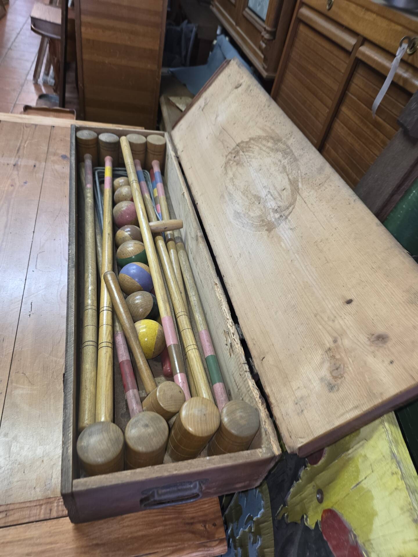 Ancient croquet game