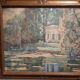 Watercolor under glass signed Maurice Pellerier