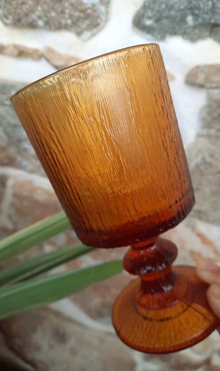 Verres Timo Sarpaneva ambré