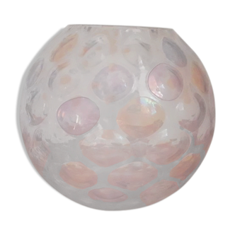 Colorful round vase