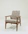 Scandinavian armchair multicolour knitting Boho style design by H.Lis