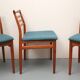 Set of 4 diningchairs teak, Erving Harland for Soro Chairs