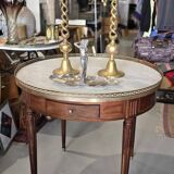 Louis XVI style bouillotte table in mahogany from the early 20th century