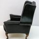 Georgian Style Rare Original Chesterfield Leather Armchair, 1950s